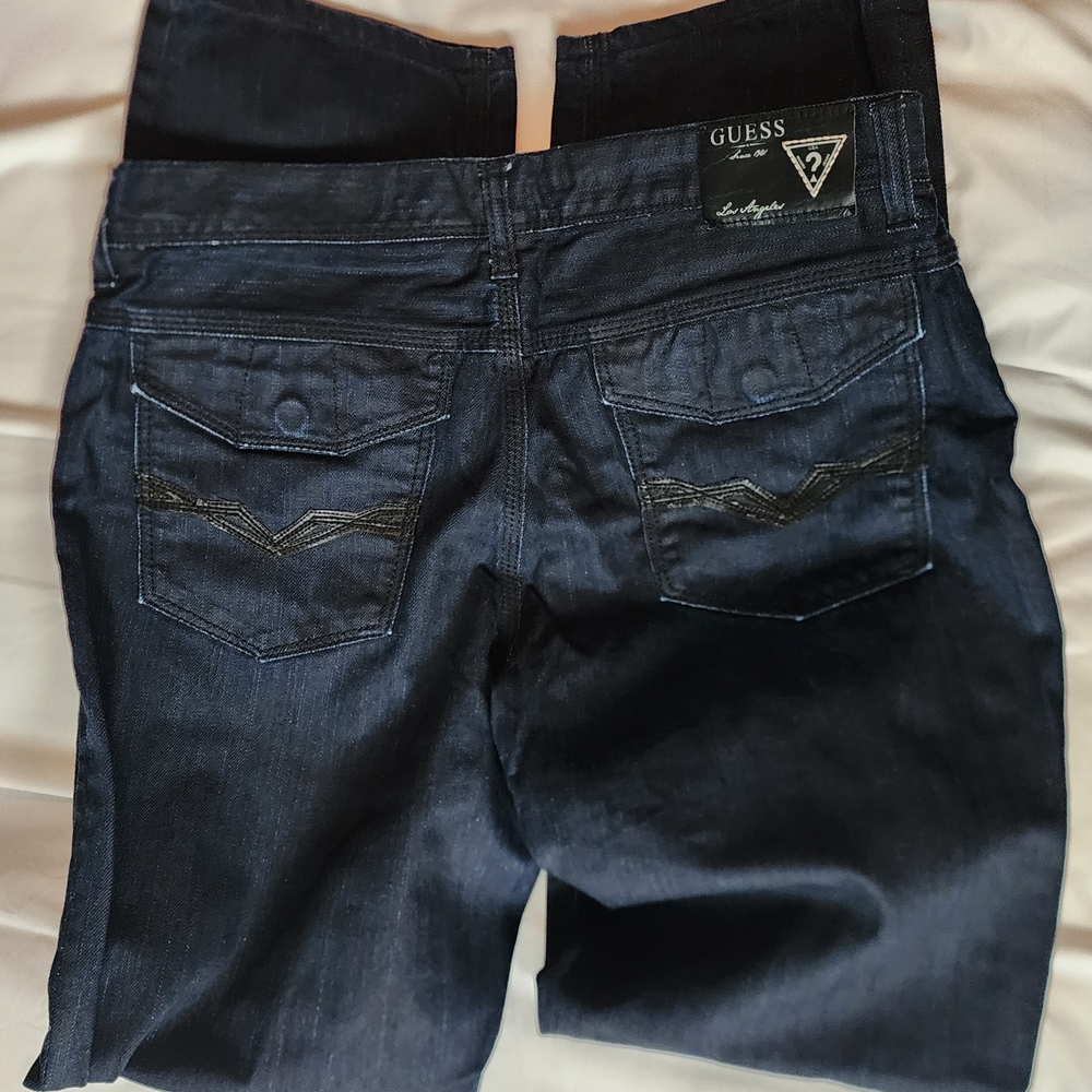Guess Indigo Denim Jeans British Rocker Size 30"
